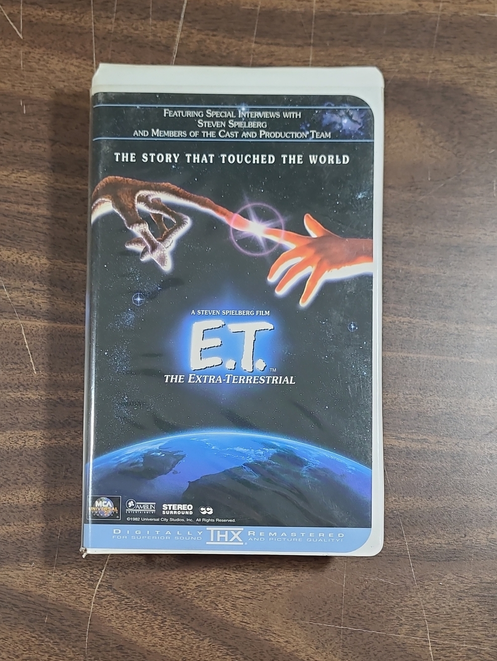 E.T. The Extra-Terrestrial VHS Movie in Clamshell